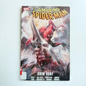 The Amazing Spider-Man: Grim Hunt by Joe Kelly (2011, Paperback)‎ EX-LIB B9